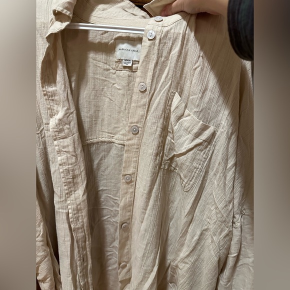 American Eagle oversized button down shirt - Picture 2 of 3
